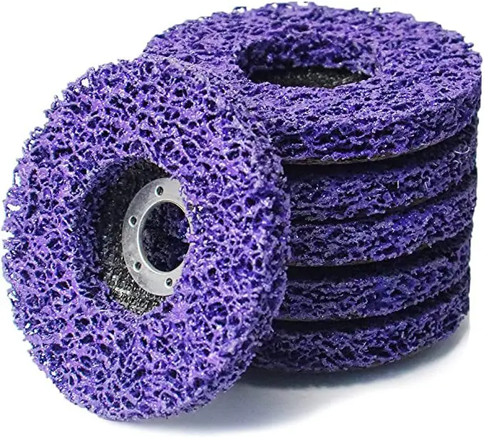 125MM Manufacturers wholesale clean disc diamond  metal grinding disc Stripping Disc car paint rust removal