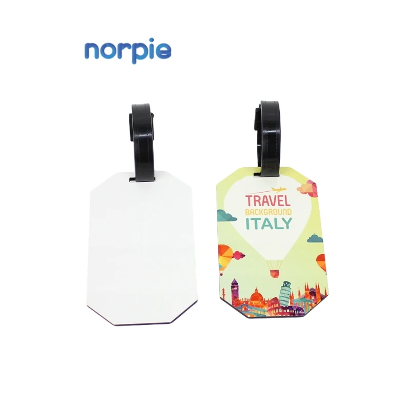 Custom ID Travel bag tag Sublimation MDF Luggage Tag