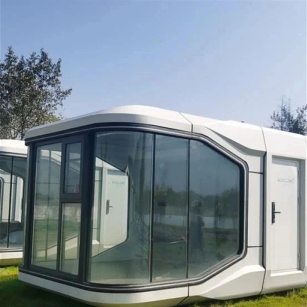 Prefab modular 2024 space capsule house 2 bedroom space capsule house luxury mobile house