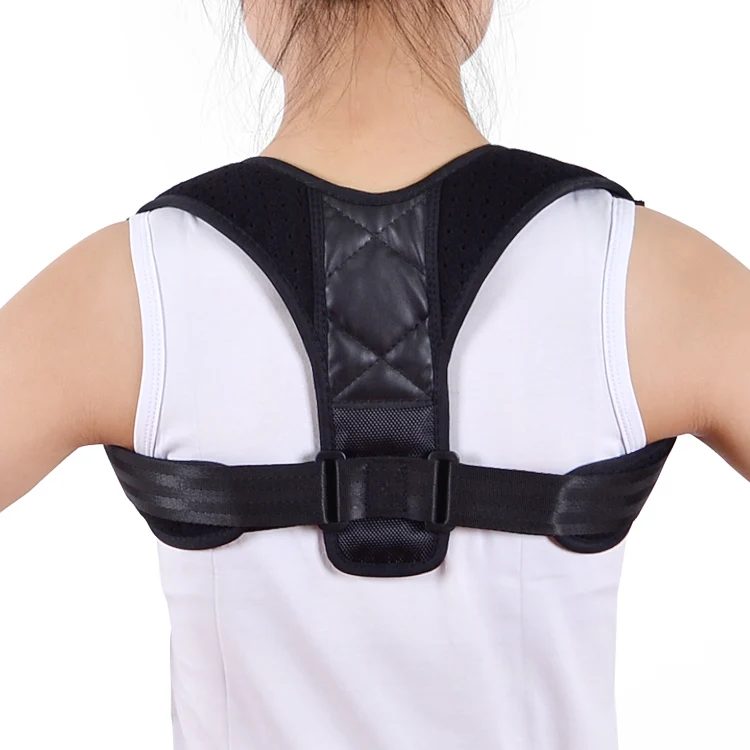 Adjustable Upper Back Brace For Clavicle Support and Providing Pain Relief Neck Back Shoulder Comfortable Correct Belt (1600260366245)
