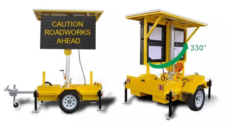 2022 New Australian Standards Top Quality Solar Powered Hydraulic Lifting Colour VMS, VMS Boards, Colour VMS Boards