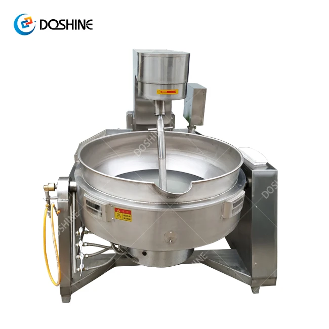 Automatic planet jacket cooking mixer easy operate planetary stirring pot