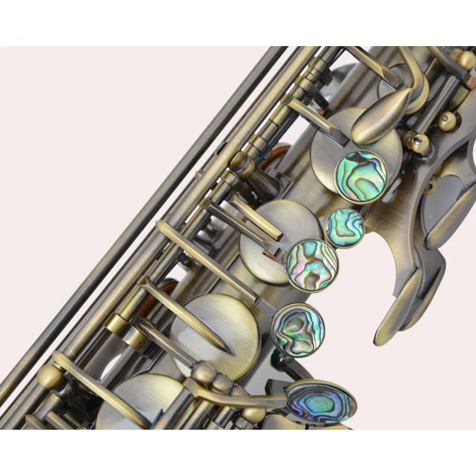 Factory wholesale French design saxophone e-flat Alto Saxophone instrument antique carving