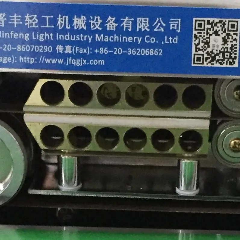 JF Continuous Polybag Film Pp Plastic Bag Heat Stamp Printing Band Sealer Food Heat Sealing Machine Plastic Bag Sealing Machine