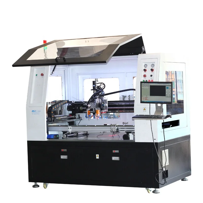 Automatic glue table robot desktop four axis glue dispensing machine