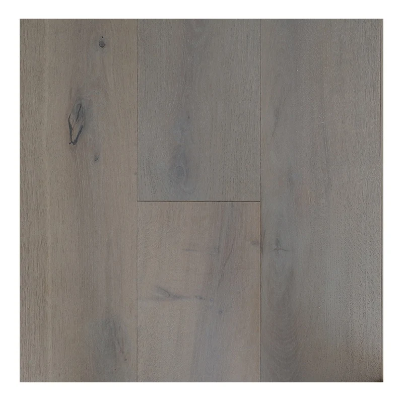Real hardwood grey color French white oak wood parquet flooring for homes