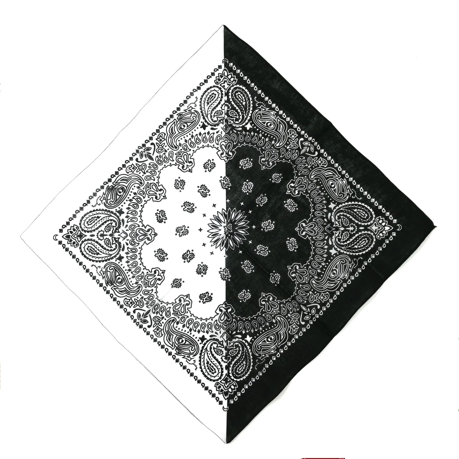 high quality eco-friendly cotton multifunctional western bandana headband 55x55cm