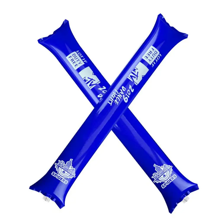 Promotional air inflatable cheering stick Biodegradable Cheering Clap Sticks Eco Friendly Pe Inflatable Stick