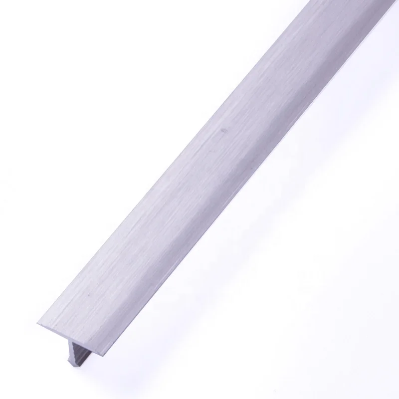 Foshan FSF Metal Decorated Profile T Shape Aluminum Floor Transition Trim Strips for Ceramic Tile Corner