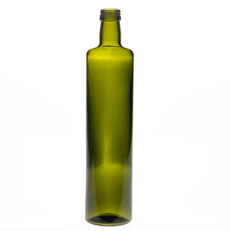 250ml 500ml 750ml wholesale dark green cylindrical glass olive oil bottle 500ml wholesale