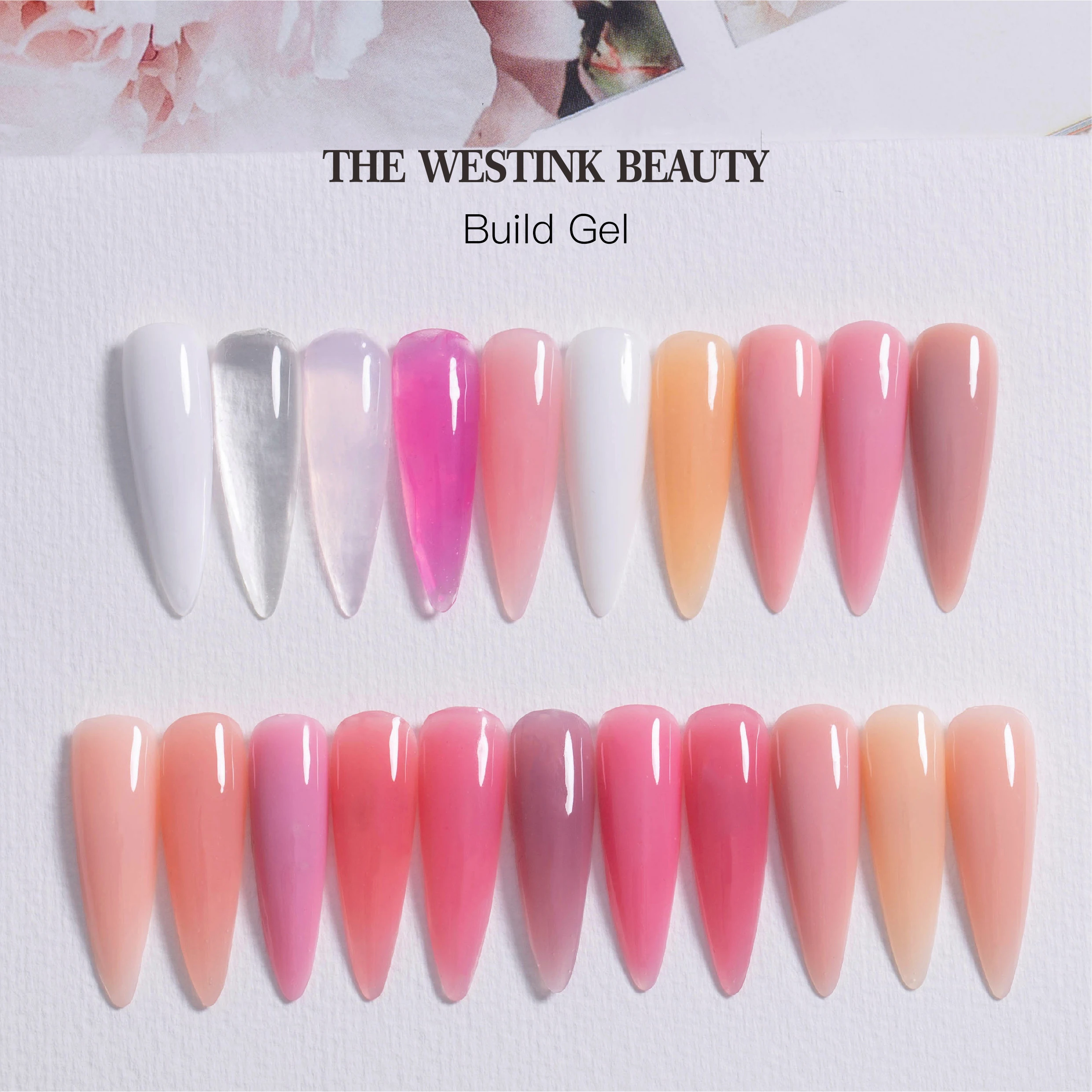 Press on Nails Wholesale Thick Creamy Hard Acrylic UV Gel Nail Polish for Nails Extensions Private Label