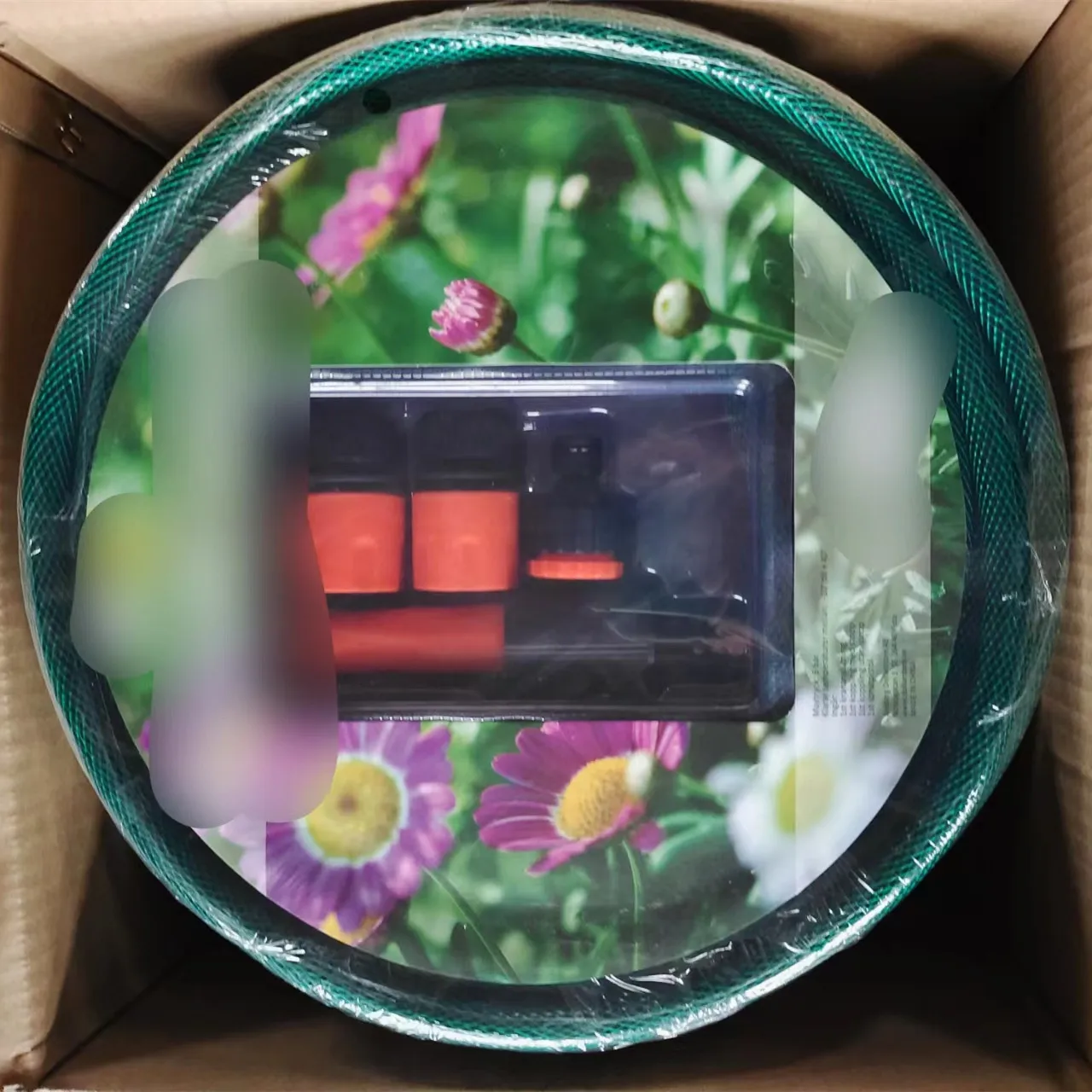 16mm green color garden hose car washing and garden irrigation Flexible Pvc And Rubber Garden Water Hose