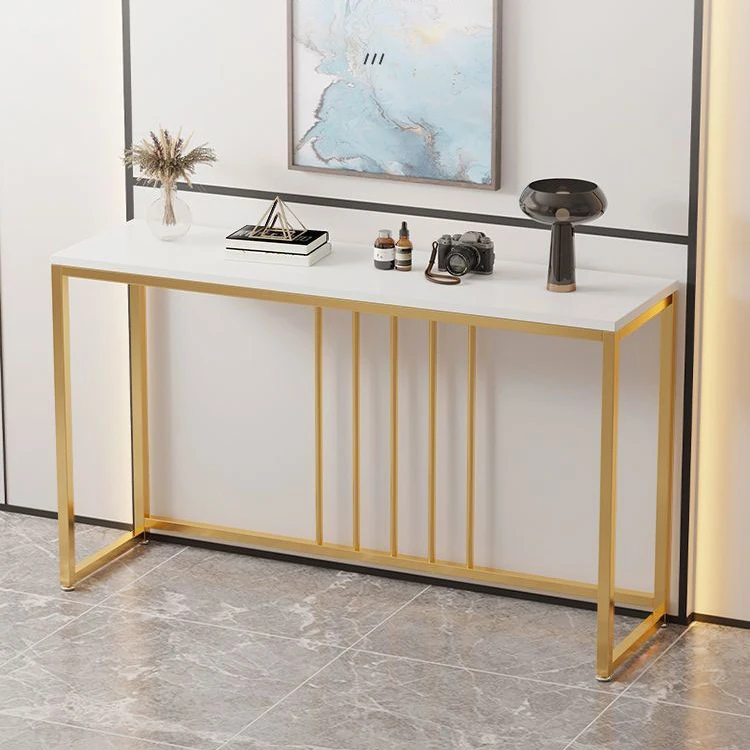 small elegant metal hallway gold marble console tables table modern living room furniture for command center minimalist 1piece