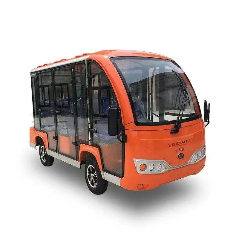HuaKai Closed Type 8 Seater Tourist Sightseeing Shuttle Bus Made In China