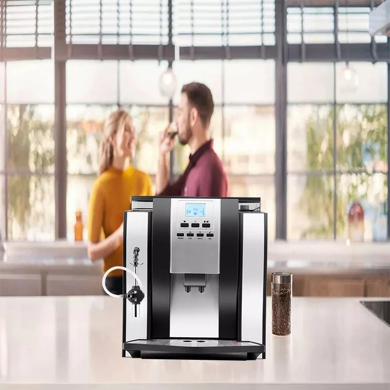 Commercial All-in-One Machine For home Use Smart Touch Screen 19 Bar Full Automatic Coffee Machine