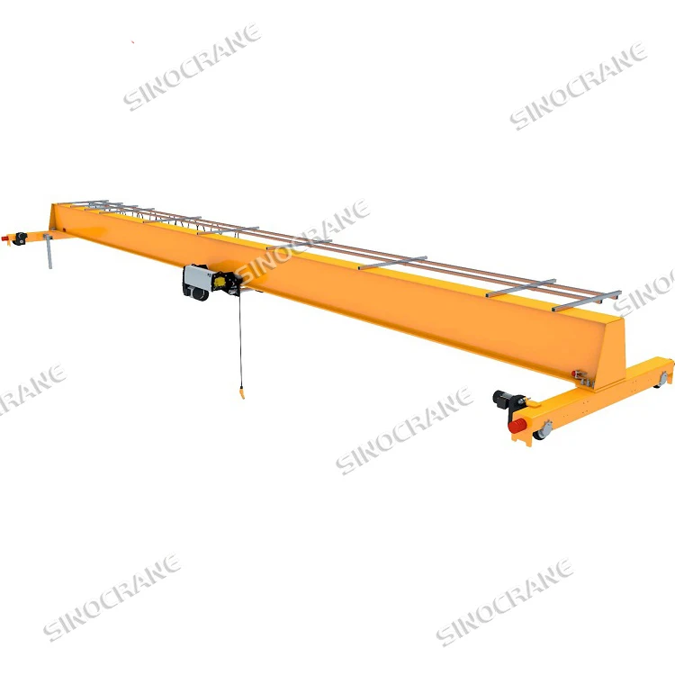 Customized Rail Mounted Electric Single Beam 15 ton Overhead Crane for factory