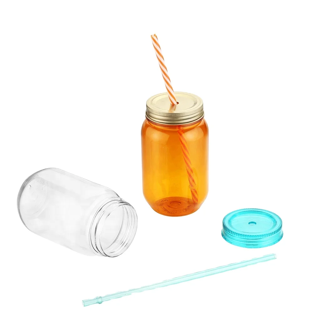 В наличии, завод по производству холодных напитков, 26 унций, акриловая пластиковая банка с одной стенкой и пластиковой крышкой