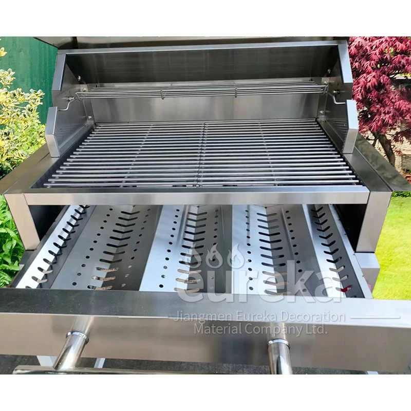 Charcoal Bbq Grills Barbecue Drop in Grill Countertop Gas Burner Built Machine