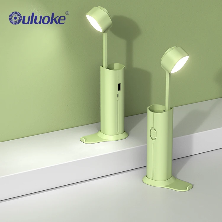 Morden Style ABS Third Gear Flashlight Emergency Charging Bank 1200 Mah Eye Protection Desk Lamp