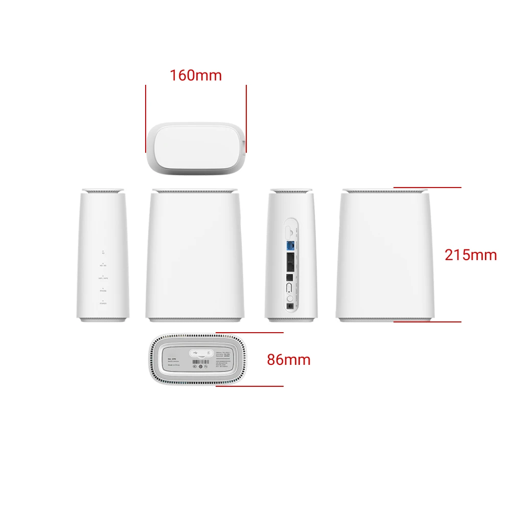 Portable wireless 5G outdoor indoor CPE router Qual-comm X55 comdem mobile wifi 5G CPE
