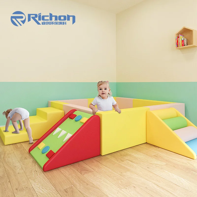 Popular White Clear Ball Pit Large With Slide Party Event Rental Soft Play Ball Pits Indoor Outdoor Soft Play Ocean Ball Pool