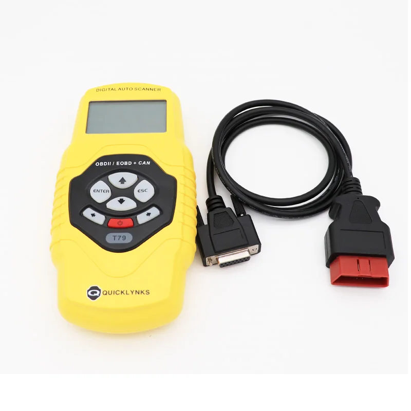 CAN OBD2/EOBD ecu car programming tools/auto portable scan gauge T79 -6 languages ,Data print out,live data graph