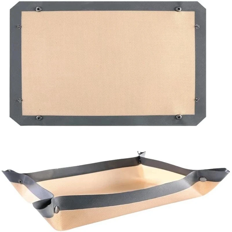 Fiber Baking Tray Mat Non-stick Silicone Oven Mat Roast Chicken Baking Mat