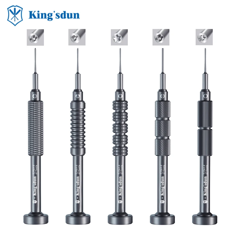 Kingsdun 5 In 1 High Quality Mini Screwdriver Set with Phillips Torx & Pentalobe Screwdriver for Mobile Phone Repairing