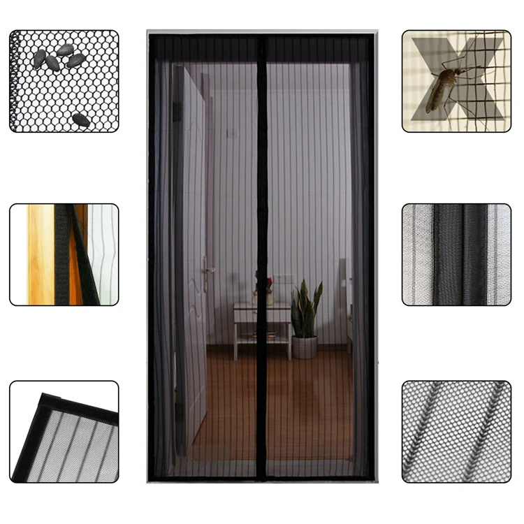 Summer Easy Install Pet Convenience In Out Anti-mosquito Curtain Screen Mosquito Net Door