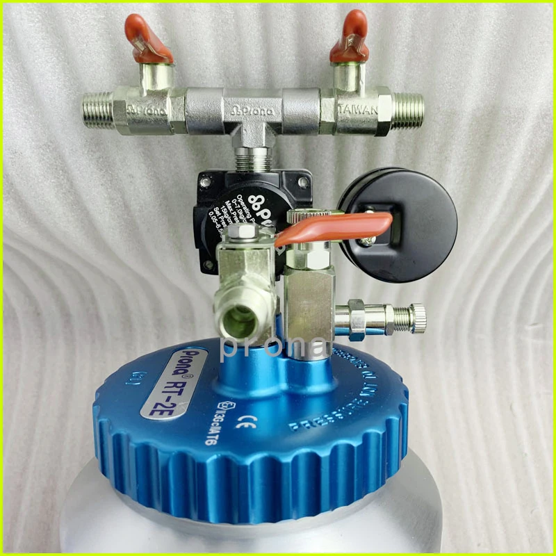 Original Authentic Taiwan Prona RT-2E Air Pressure Paint Tank  RC-2E 2L Aluminum Alloy Small Pressure Tank