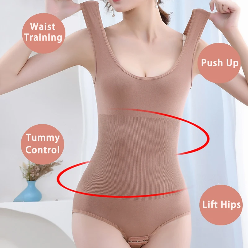 high waist slimming low body shaper bodysuit femme bodysuit for women tummy control shapewear seamless snatched bodysuit