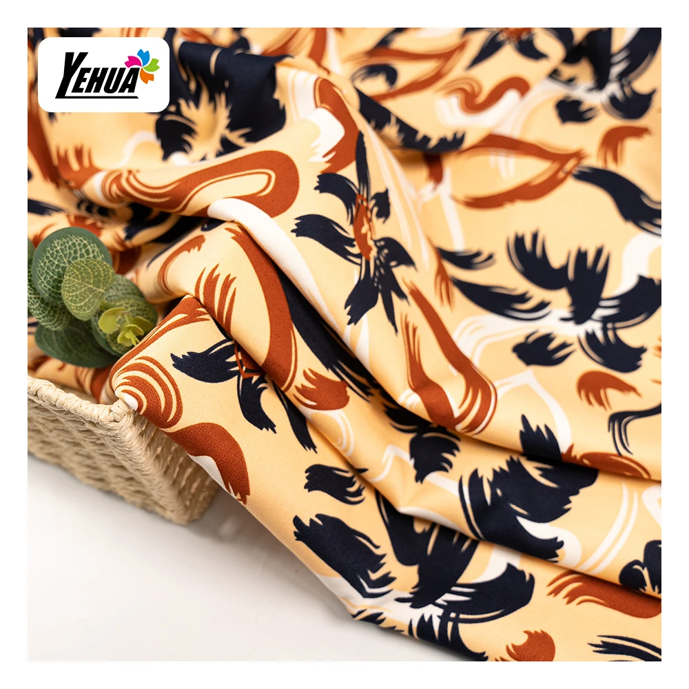 75*100D 200 gsm Double layer 4 four way poly stretch woven fabric for suit