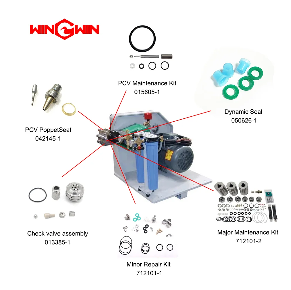 Waterjet Direct Drive Dynamic Seal 050626-1 Water jet Major Maintenance Kit 712101-2 Minor Repair Kit 712101-1 Parts Price
