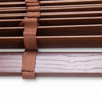 Not easy to deform Wooden window Blinds slats window price wood blinds