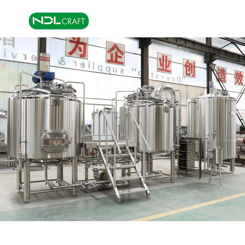 300L - 500L Customized Draft Beer Brewing Equipment with Ce Automatic Welding