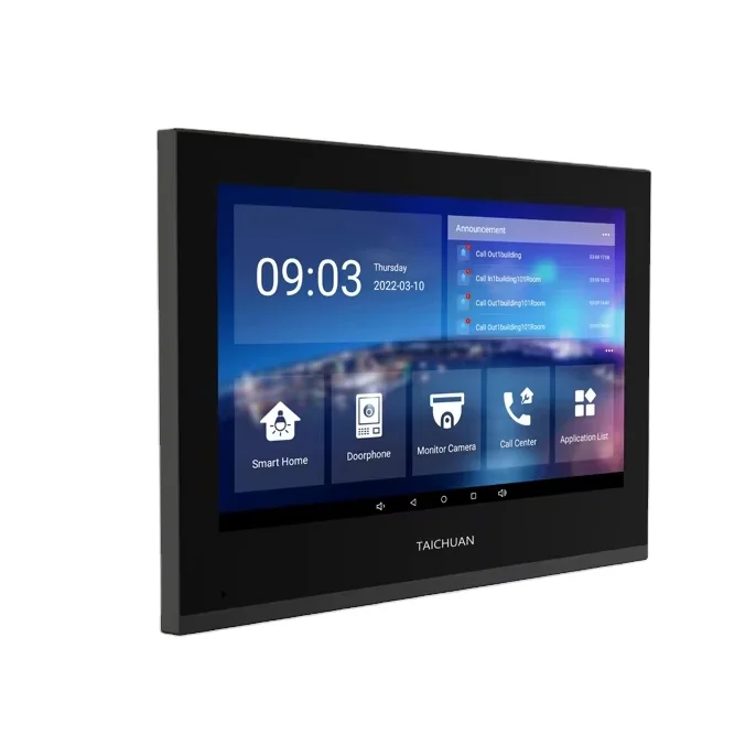 10INCH  Indoor Monitor Tuya Zigbee Smart Home Control Video Door Phone