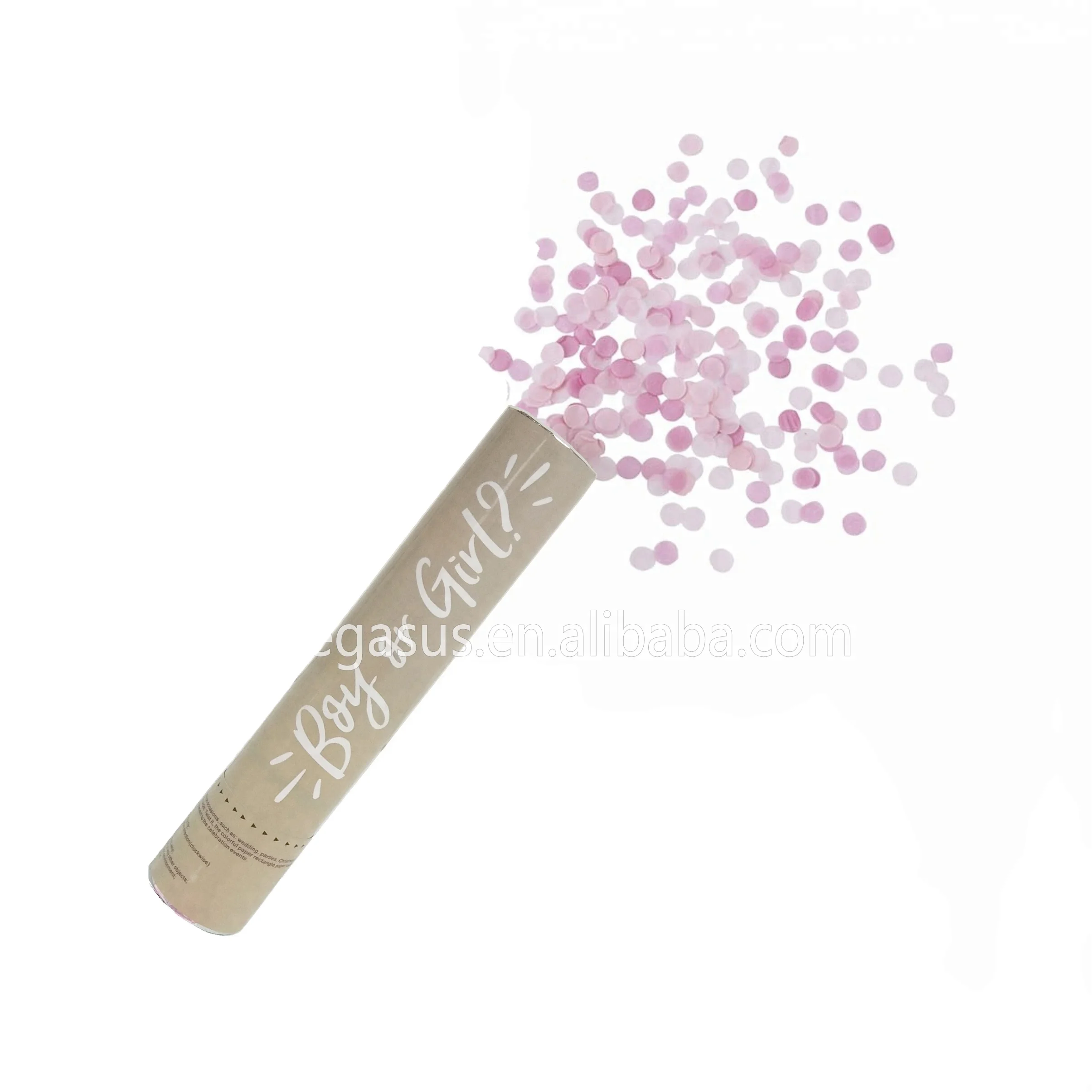 Gender reveal confetti cannon poppers wedding party popper