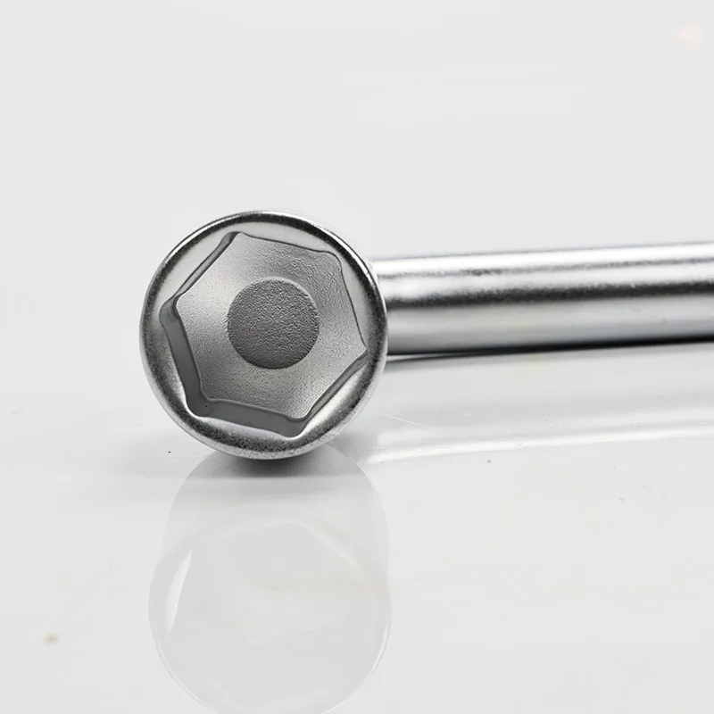 23 inches L Type Hexagon Slotted End Socket Lug Tire Wheel Wrench Repair Tool