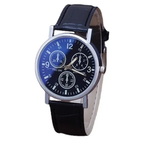 PUSHI High quality watch strap genuine leather top quality quartz watches pu leather watch bands quick delivery