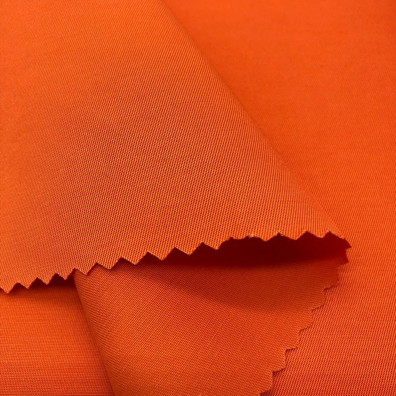 recycle Twill Waterproof 75d ripstop memory polyester and cotton blend fabric