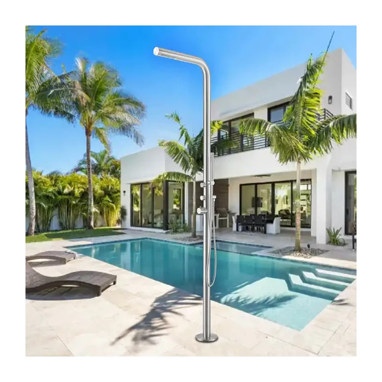 Hotel Bath Outdoor/Garden/Beach 316 Stainless Steel Beach Swim Freestanding Shower