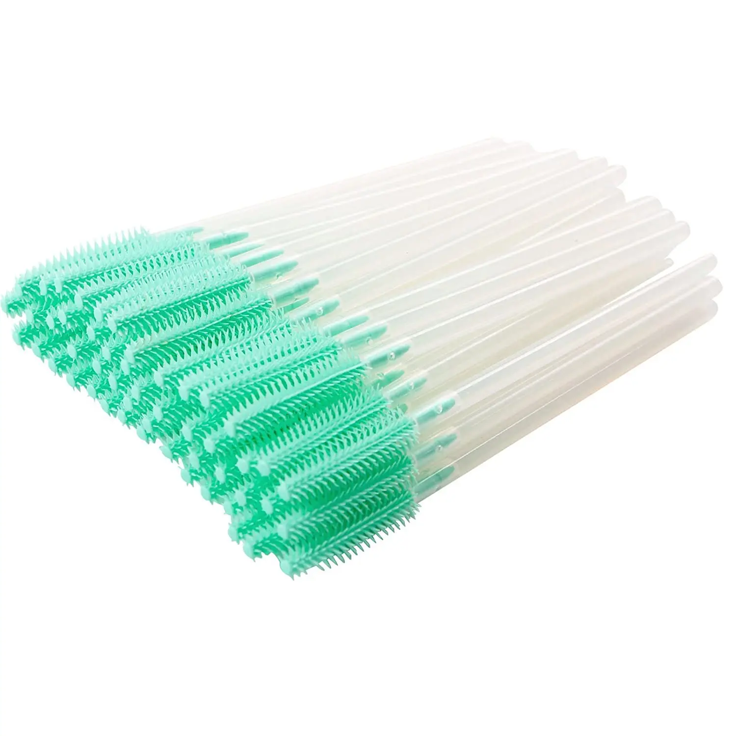 Xiujiesi Factory Price Eyelash Brushes 50 Pcs Pack Silicone Lash Wands Eyelash Extension Essentials