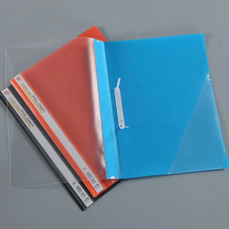 
Folder Plastic Cover Hard Files Custom Size Logo A4 Ring Lever Arch File Clip 