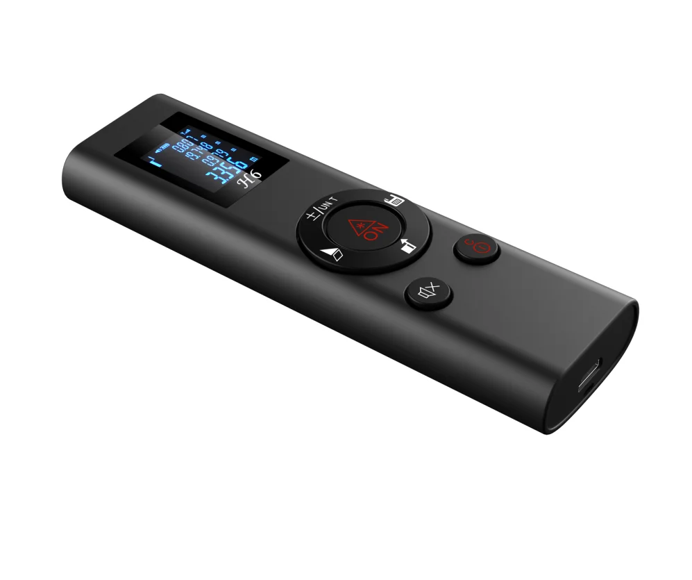 40M Smart Digital level Laser Distance Meter Range Portable USB Charging Rangefinder