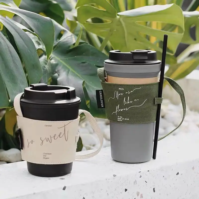 bubble tea cup cotton bag