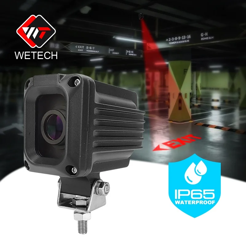 Factory Price LED Mini Projection Light 12V 24V RGB Support Gobo Projector For Warehouse Waring sign