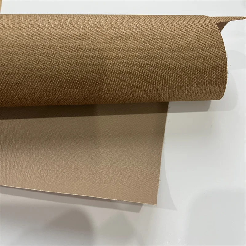 600D Pvc Coated KHAKI Polyester Oxford Fabric For bag material