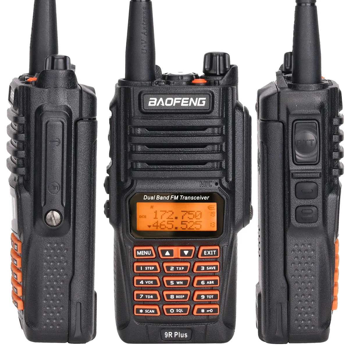 BAOFENG BF UV 9R PLUS T56 двухсторонняя IP67 водонепроницаемая Двухдиапазонная любительская радиостанция по оптовой