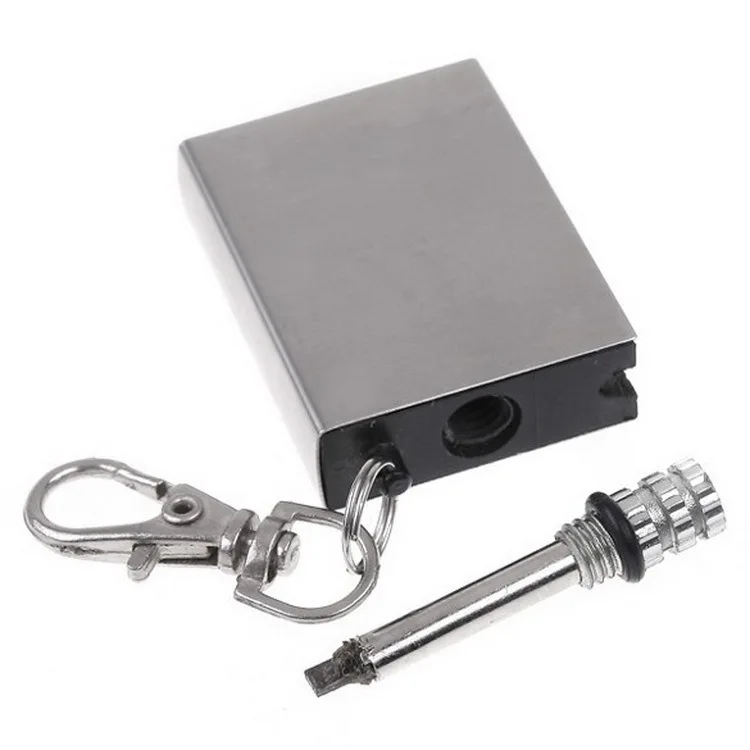 
Metal match Fire starter tool flint stone lighter gas oil magnesium outdoor survive camp hike Cigarette Cigar firesteel travel 
