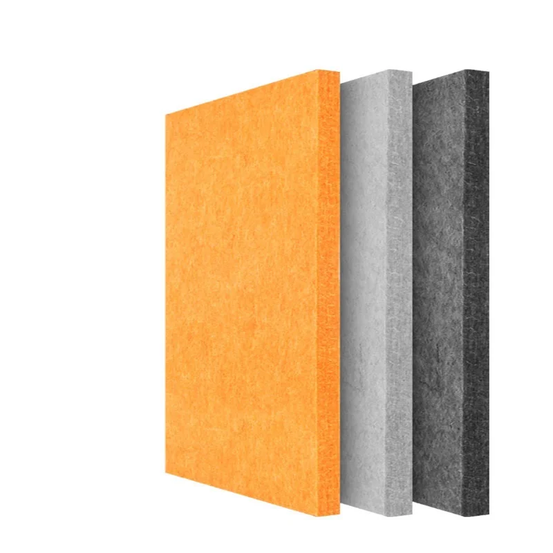 High Density Fire Retardant Soundproof Acoustic Panel PET Acoustic Panel For Interior Decoration